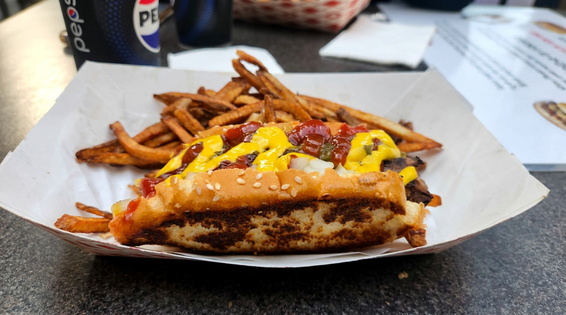 The fries that steal the show