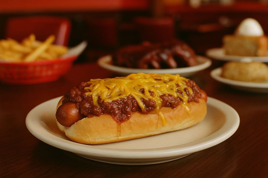 Chili Cheese Dog.