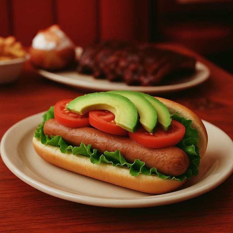 Lunch at Our American Hot Dog Joint
