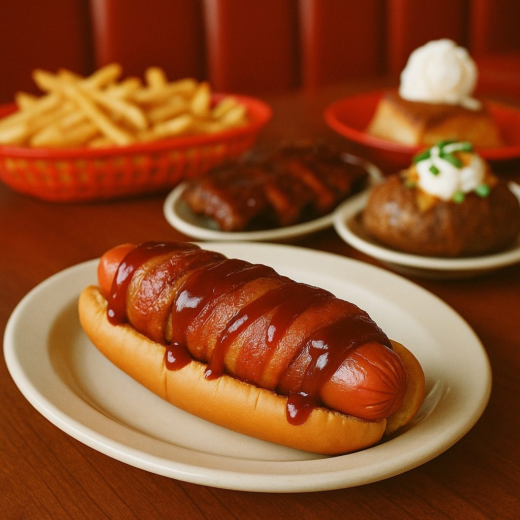 Bacon-Wrapped Dog.